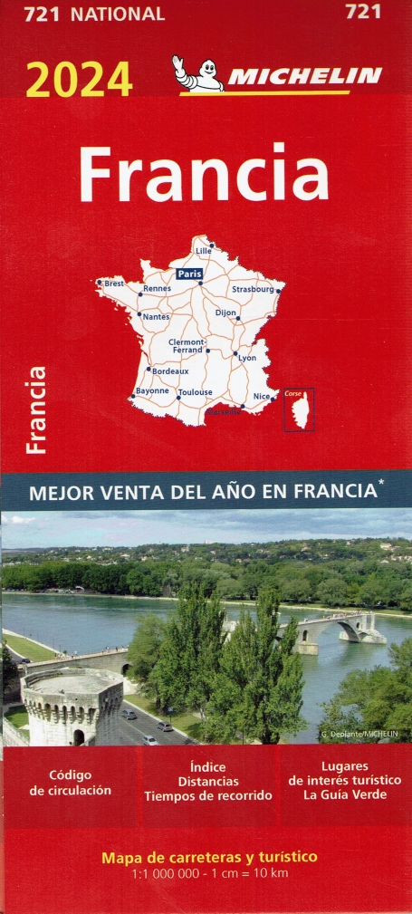 MAPA MICHELIN FRANCIA FRANÇA