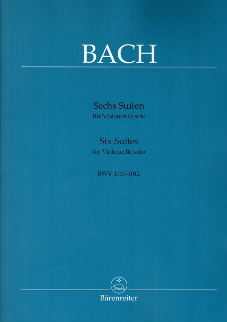 BACH SECHS SUITEN - AIX SUITES - BWV 1007 - 1012