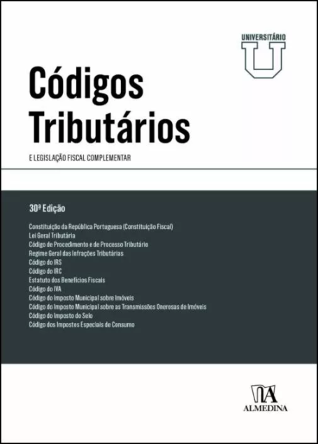 CÓDIGOS TRIBUTÁRIOS E LEGISLAÇÃO FISCAL COMPLEMENTAR 30ª EDIÇÃO - UNIVERSITARIO