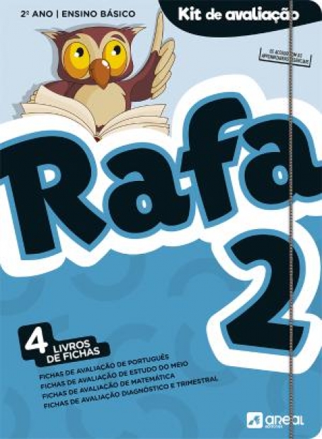 RAFA 2 - KIT DE AVALIACAO - 4 livro de fichas - portugues + estudo do meio + matematica + fichas de avaliacao diagnostico e trimestral