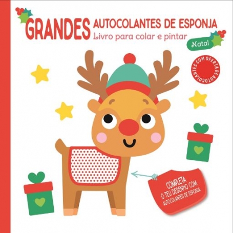RENA - GRANDES AUTOCOLANTES DE ESPONJA - NATAL