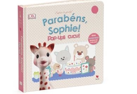 SOPHIE LA GIRAFE - PARABENS, SOPHIE! - livro com pop-ups
