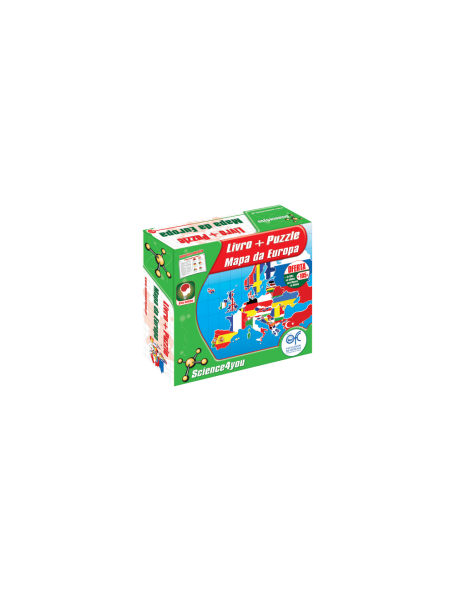 PUZZLE - MAPA DA EUROPA 80 pecas