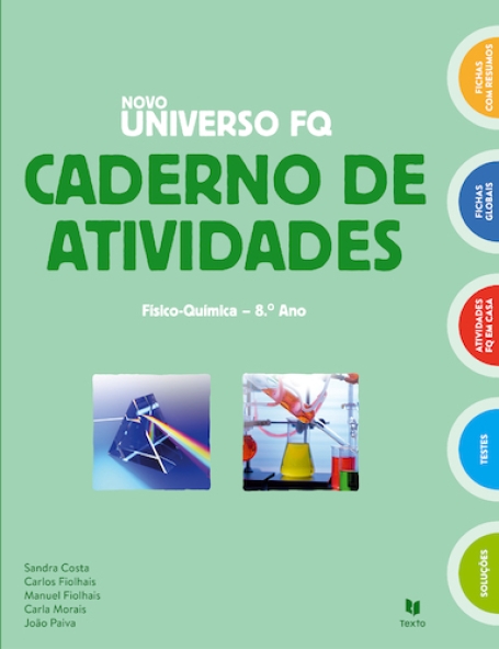 NOVO Universo 8 - Físico-Química 8º ano - Caderno Atividades