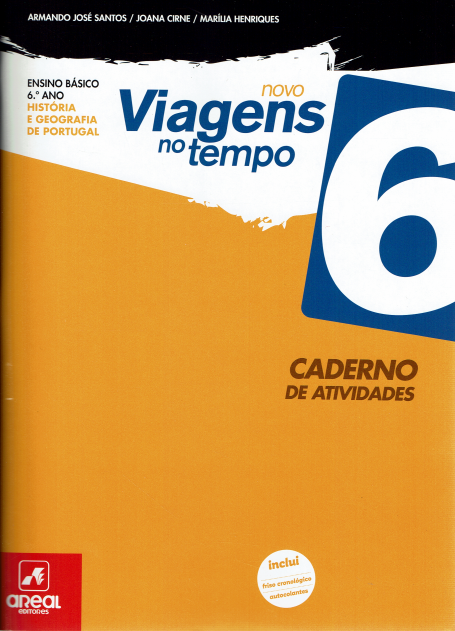 01788.14 - Caderno de Atividades - Novo Viagens no Tempo 6 - História e Geografia de Portugal - 6.º Ano