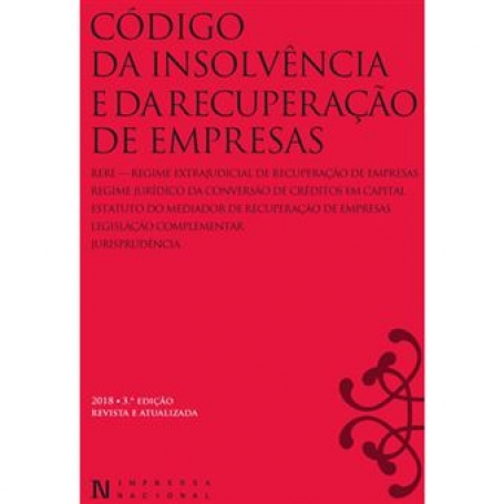 CODIGO DA INSOLVENCIA E DA RECUPERACAO DE EMPRESAS 2018 3 EDICAO