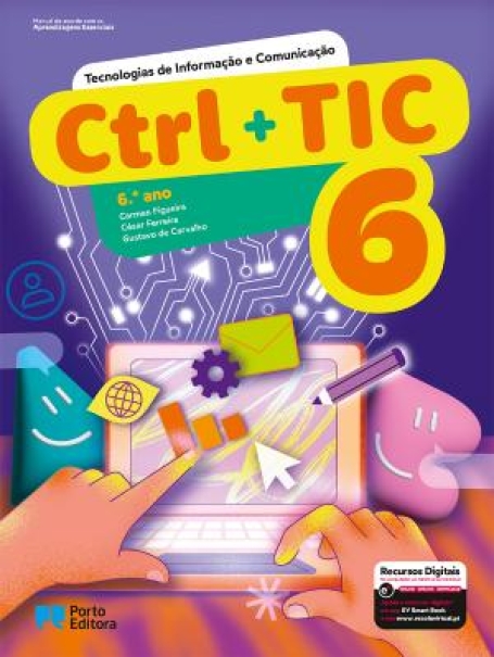 20988.02 - Ctrl + TIC - Tecnologias de Informação e Comunicação - 6.º ano