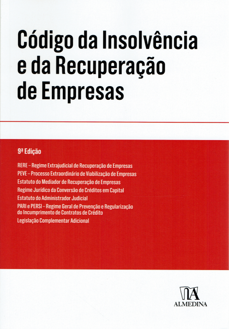 CODIGO DA INSOLVENCIA E DA RECUPERACAO DE EMPRESAS 9ª EDICAO