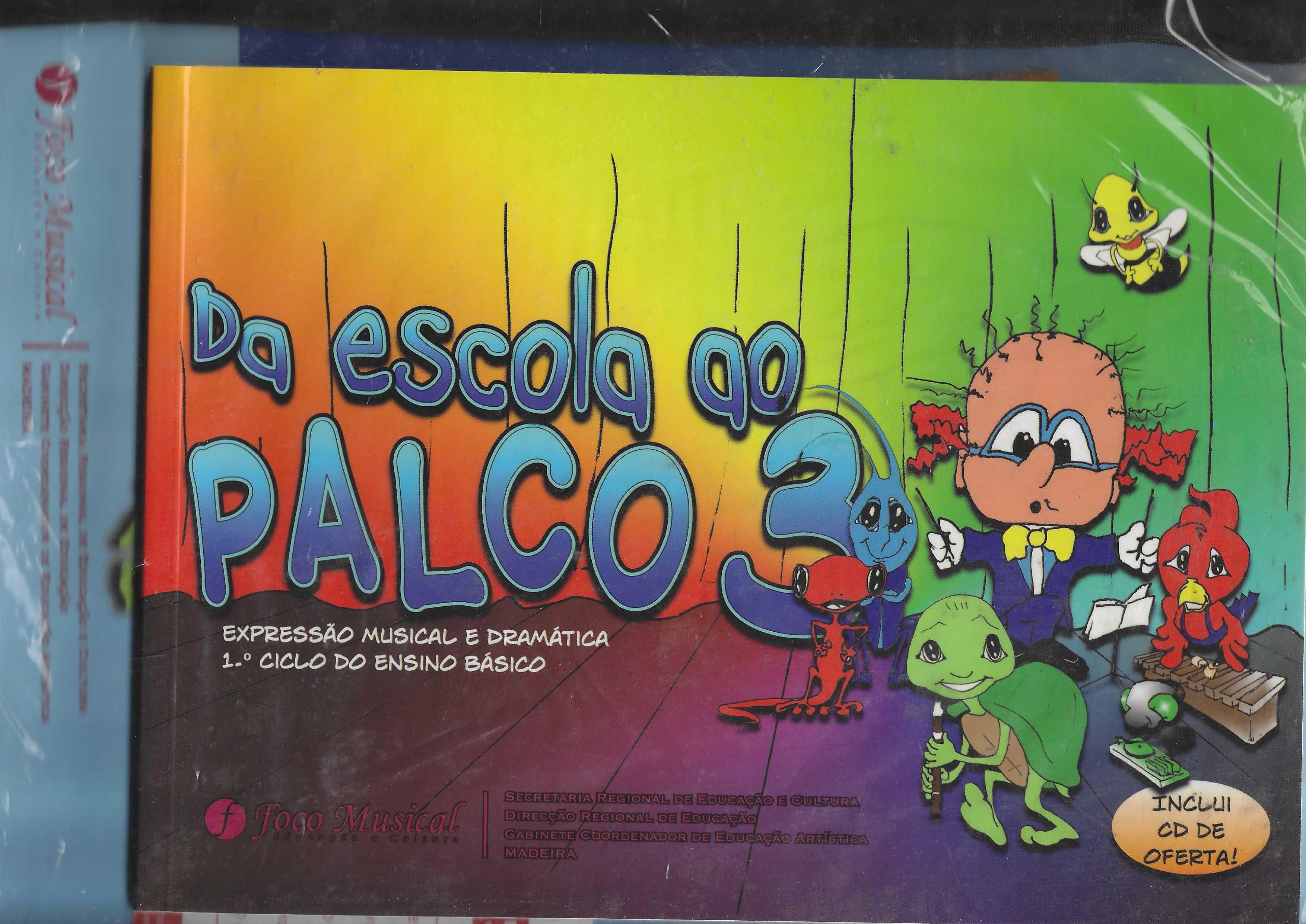 DA ESCOLA AO PALCO VOL 3  PACK  - livro do aluno  - Cd do aluno - livro do professor - cd do professor - Flauta de bisel Soprano