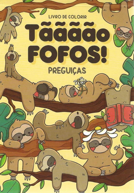 TÃO FOFOS PERGUIÇAS LIVRO DE COLORIR