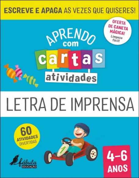 APRENDO COM CARTAS ATIVIDADES - Letra de Imprensa 4-6 Anos