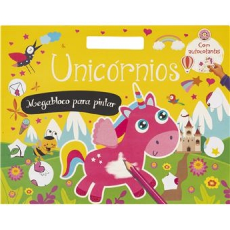 72437.10 - UNICORNIOS - MEGA BLOCO PARA PINTAR