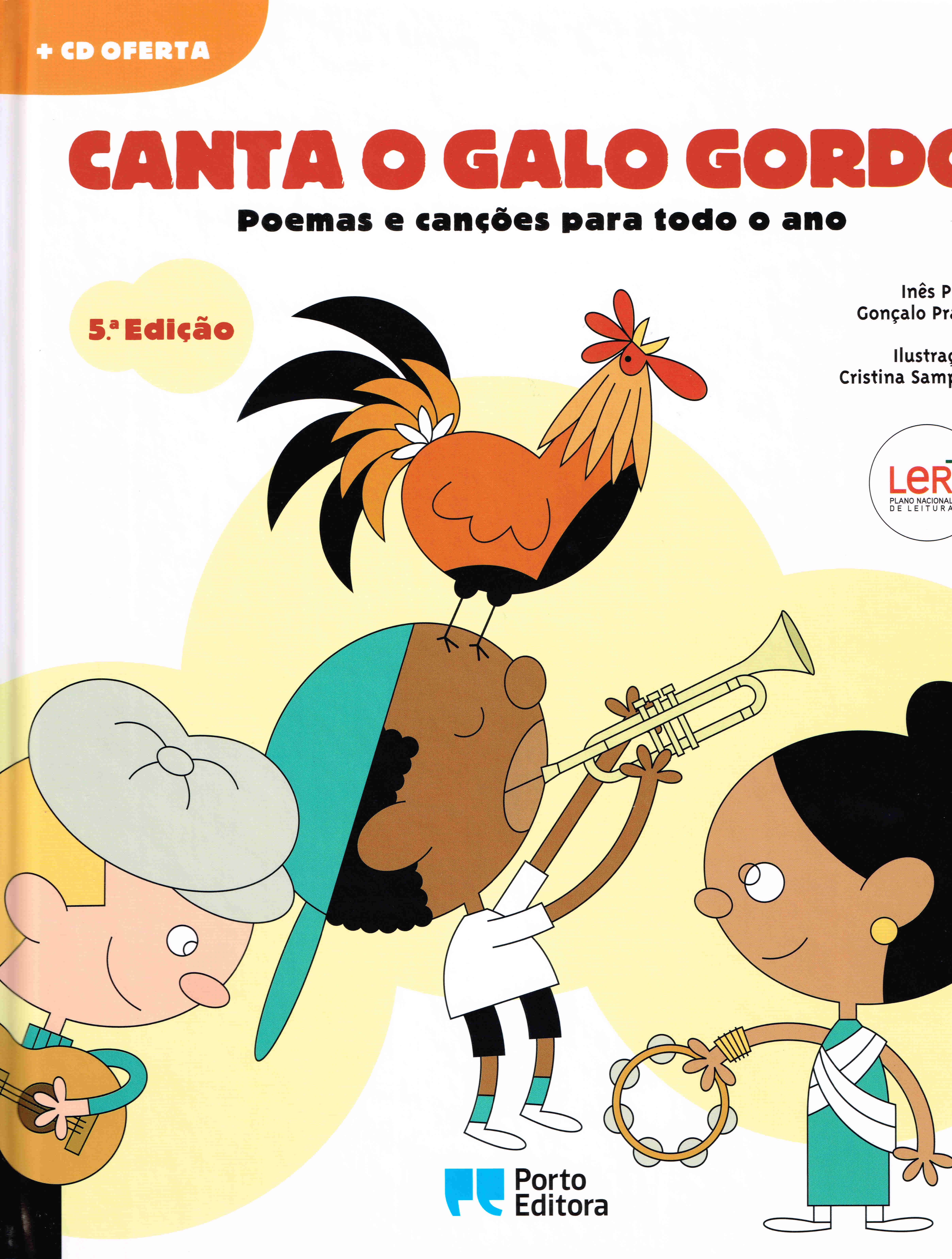 72481.10 - CANTA O GALO GORDO - POEMAS E CANCOES PARA TODO O ANO - com cd de oferta