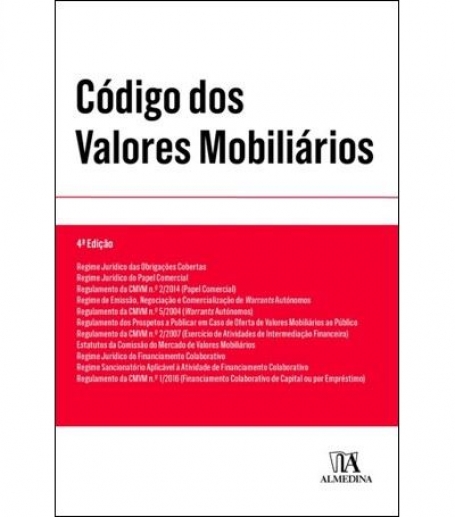 CODIGO DOS VALORES MOBILIARIOS 4º EDICAO