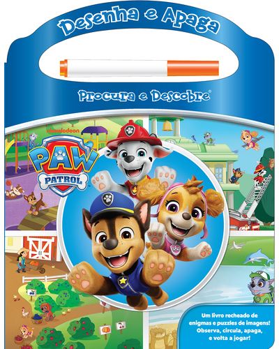 PAW PATROL - DESENHA E APAGA