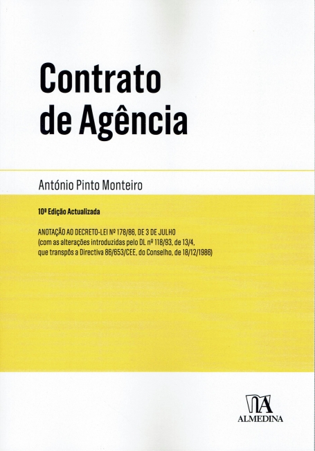 CONTRATO DE AGENCIA 10ª EDIÇÃO ACTUALIZADA