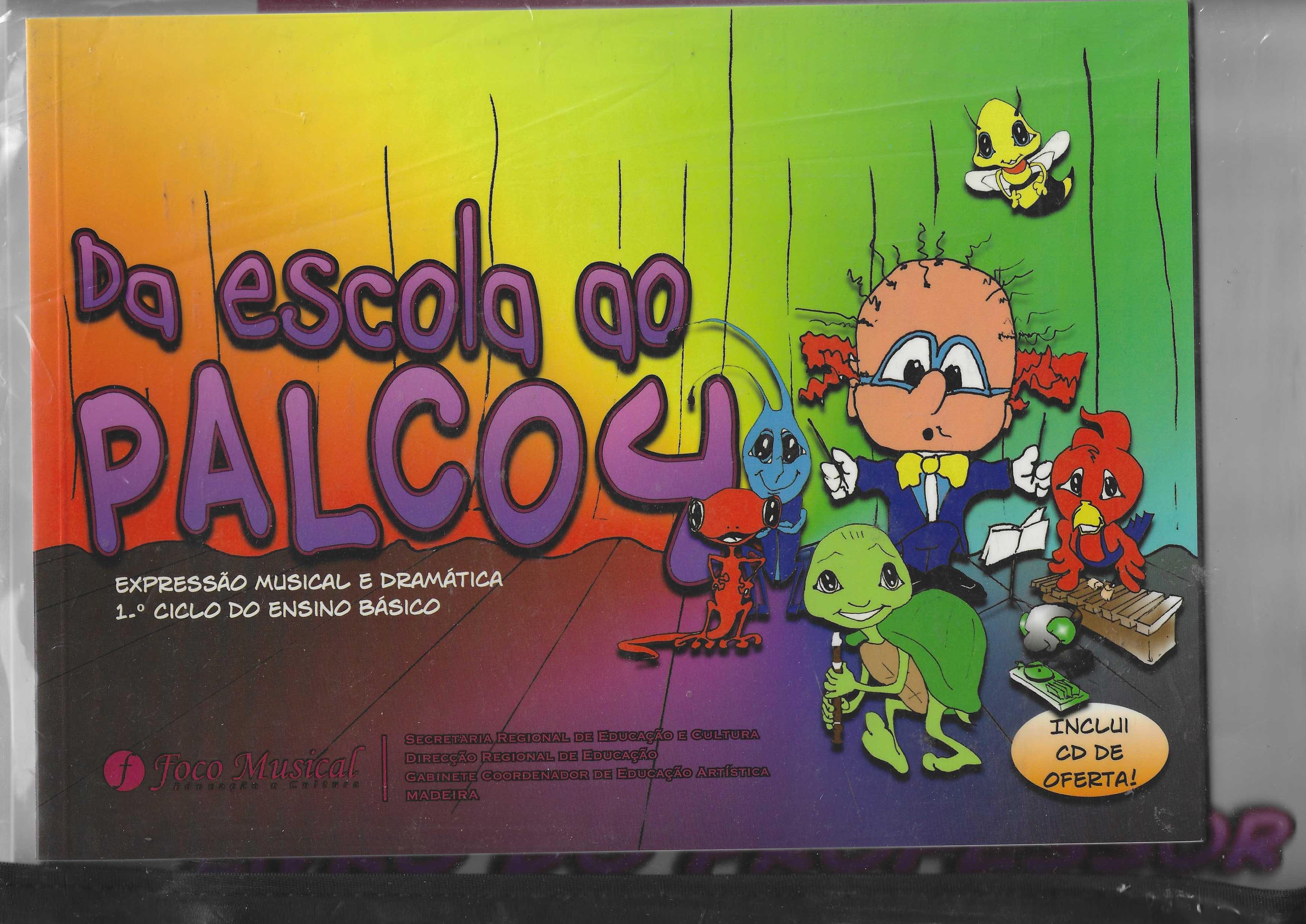 DA ESCOLA AO PALCO VOL 4  PACK  - livro do aluno  - Cd do aluno - livro do professor - cd do professor - Flauta de bisel Soprano