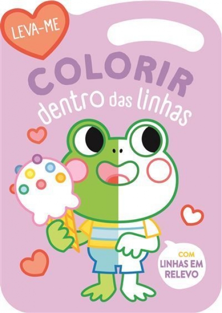 COLORIR DENTRO DAS LINHAS - ROSA - LEVA-ME