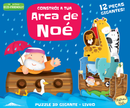 CONSTROI A TUA ARCA DE NOE - PUZZLE 3D GIGANTE + LIVRO