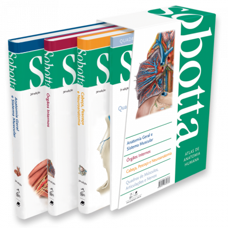 SOBOTTA | ATLAS DE ANATOMIA HUMANA - 3 VOLS. - 24ª/2018