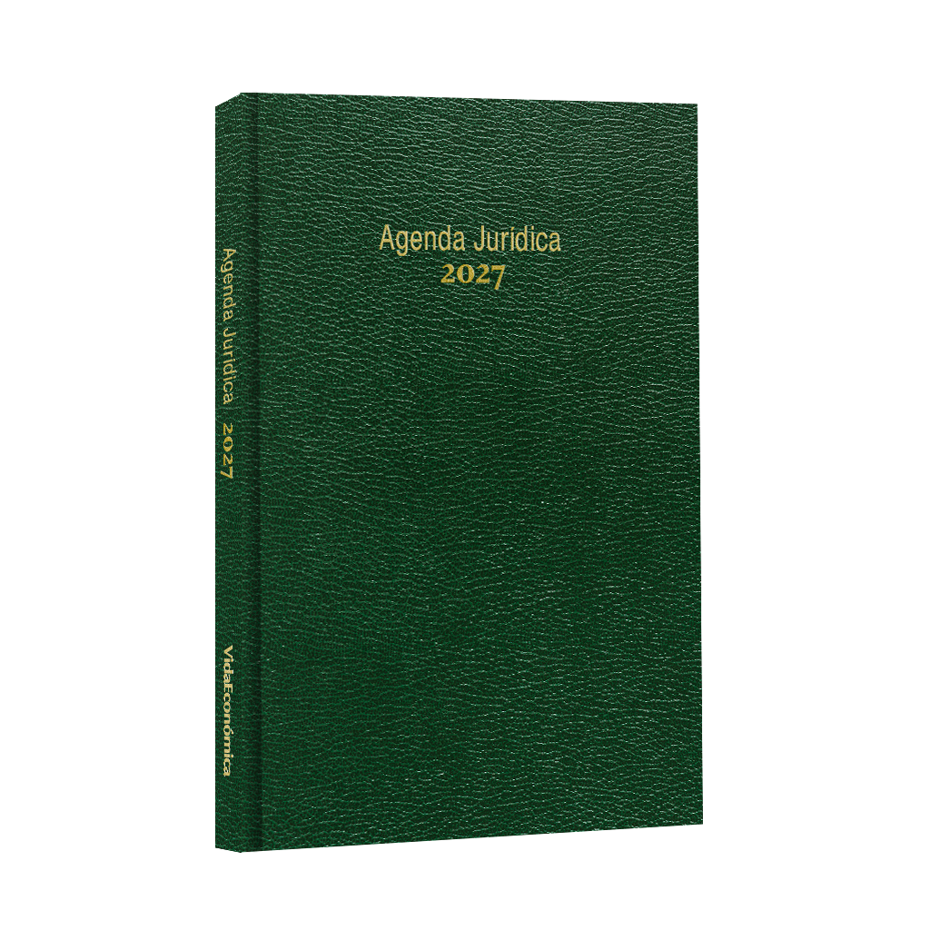 AGENDA JURIDICA 2027 VERDE TEXTURADO