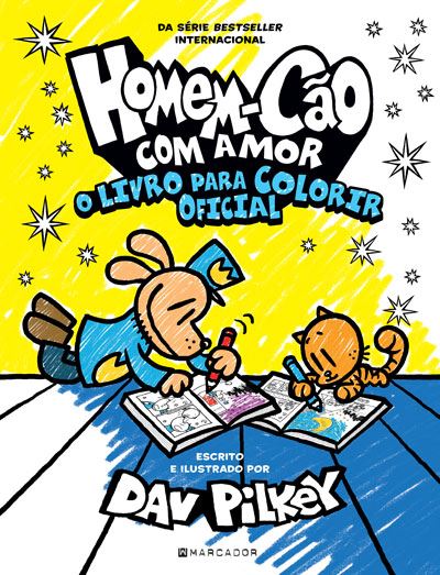 HOMEM-CÃO COM AMOR - O LIVRO PARA COLORIR OFICIAL