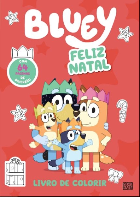 BLUEY FELIZ NATAL - LIVRO DE COLORIR