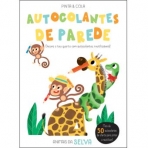 PINTA E COLA AUTOCOLANTES DE PAREDE - ANIMAIS DA SELVA