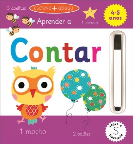 APRENDER A CONTAR 4-5 ANOS - escreve e apaga