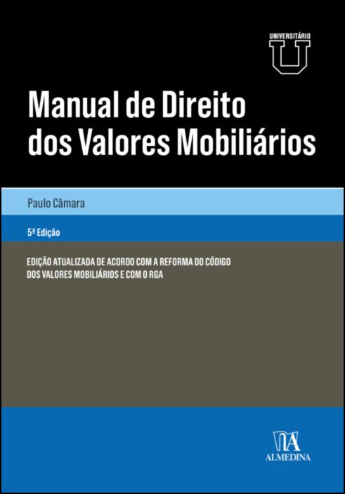 MANUAL DE DIREITO DOS VALORES MOBILIÁRIOS 5ª edição