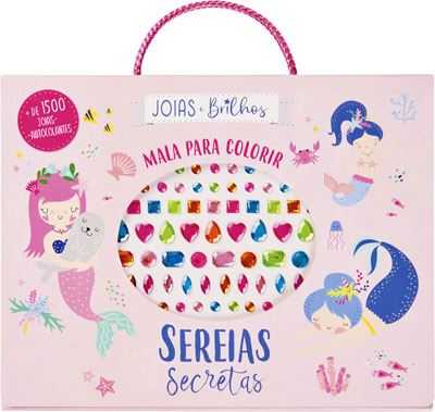 MALA PARA COLORIR JÓIAS E BRILHOS - SEREIAS SECRETAS