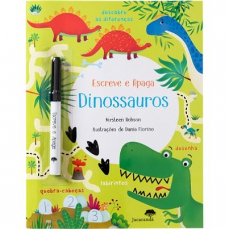 ESCREVE E APAGA DINOSSAUROS