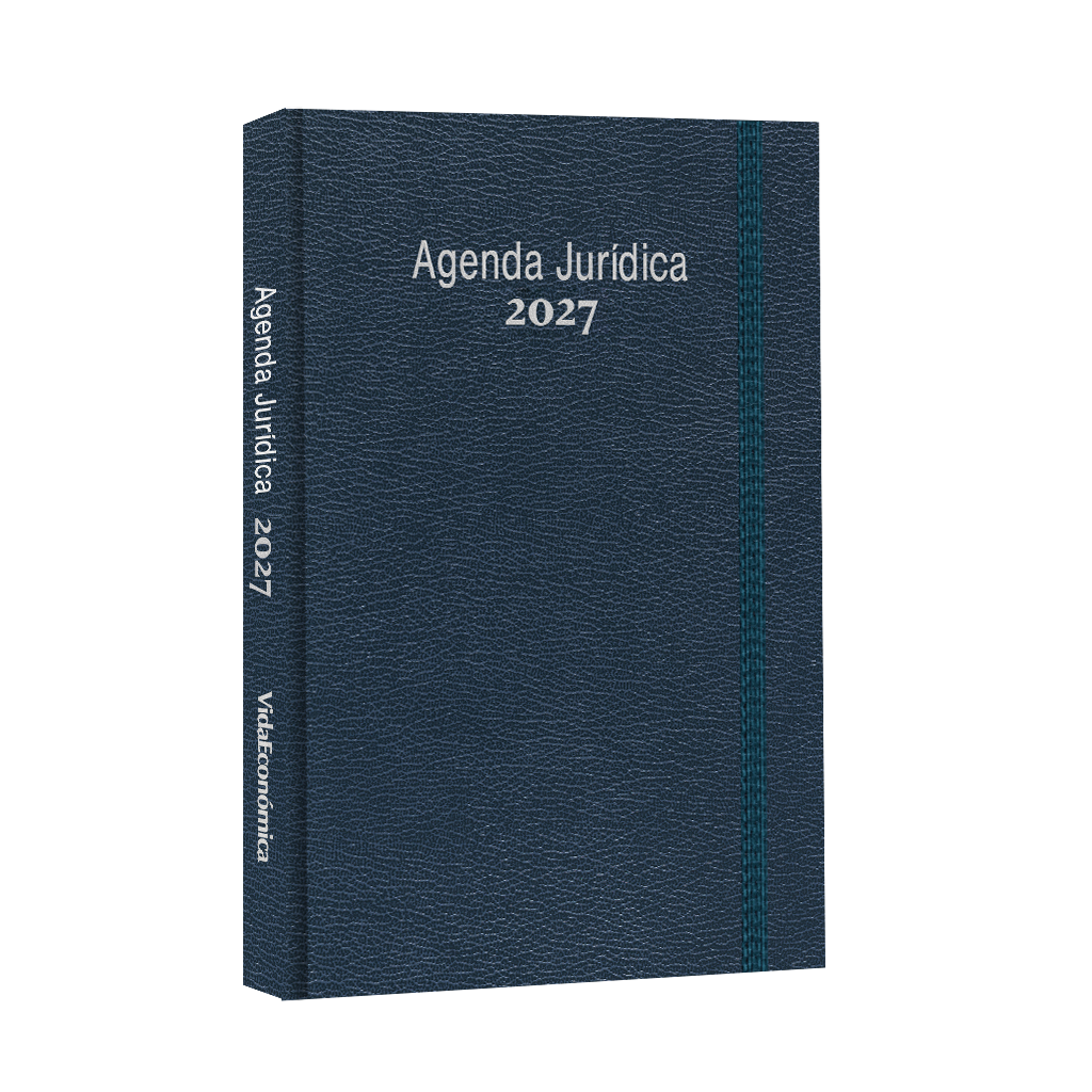AGENDA JURIDICA 2027 BOLSO AZUL TEXTURADO