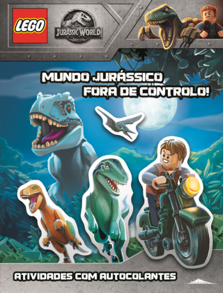 JURASSIC WORLD - MUNDO JURASSICO FORA DE CONTROLO - actividades com autocolantes
