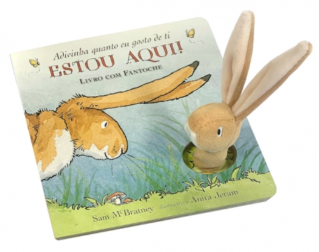 ADIVINHA QUANTO EU GOSTO DE TI ESTOU AQUI - LIVRO COM FANTOCHE