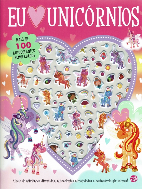 EU ADORO UNICORNIOS - MAIS DE 100 AUTOCOLANTES ALMOFADADOS