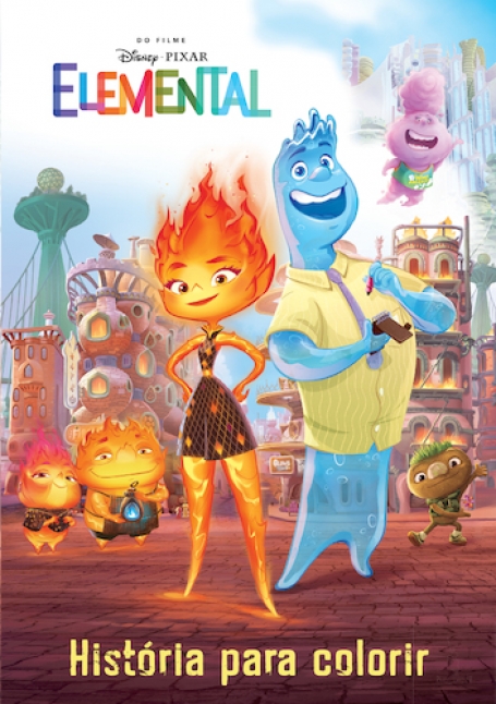 ELEMENTAL - História para Colorir