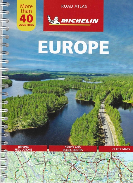 ROAD ATLAS EUROPE - more than 40 countries - tamanho A4
