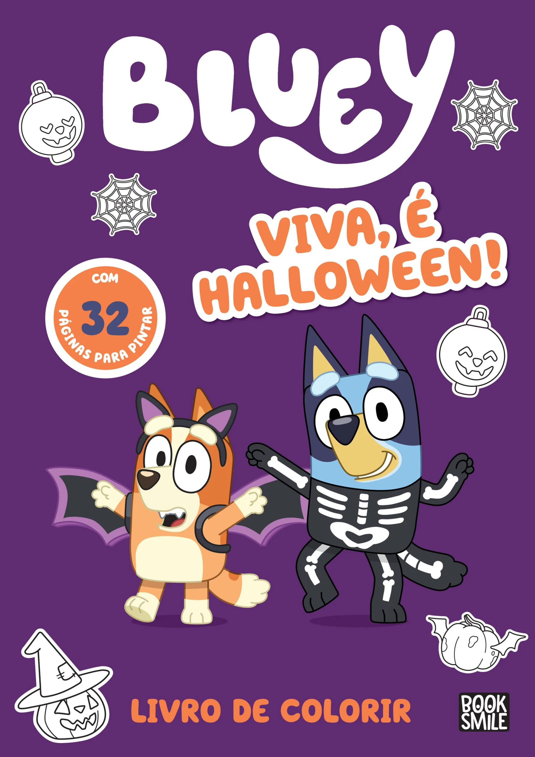 BLUEY - VIVA, É HALLOWEEN! Livro de colorir