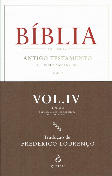BÍBLIA - VOLUME IV TOMO 2 - ANTIGO TESTAMENTO - Os Livros Sapienciais