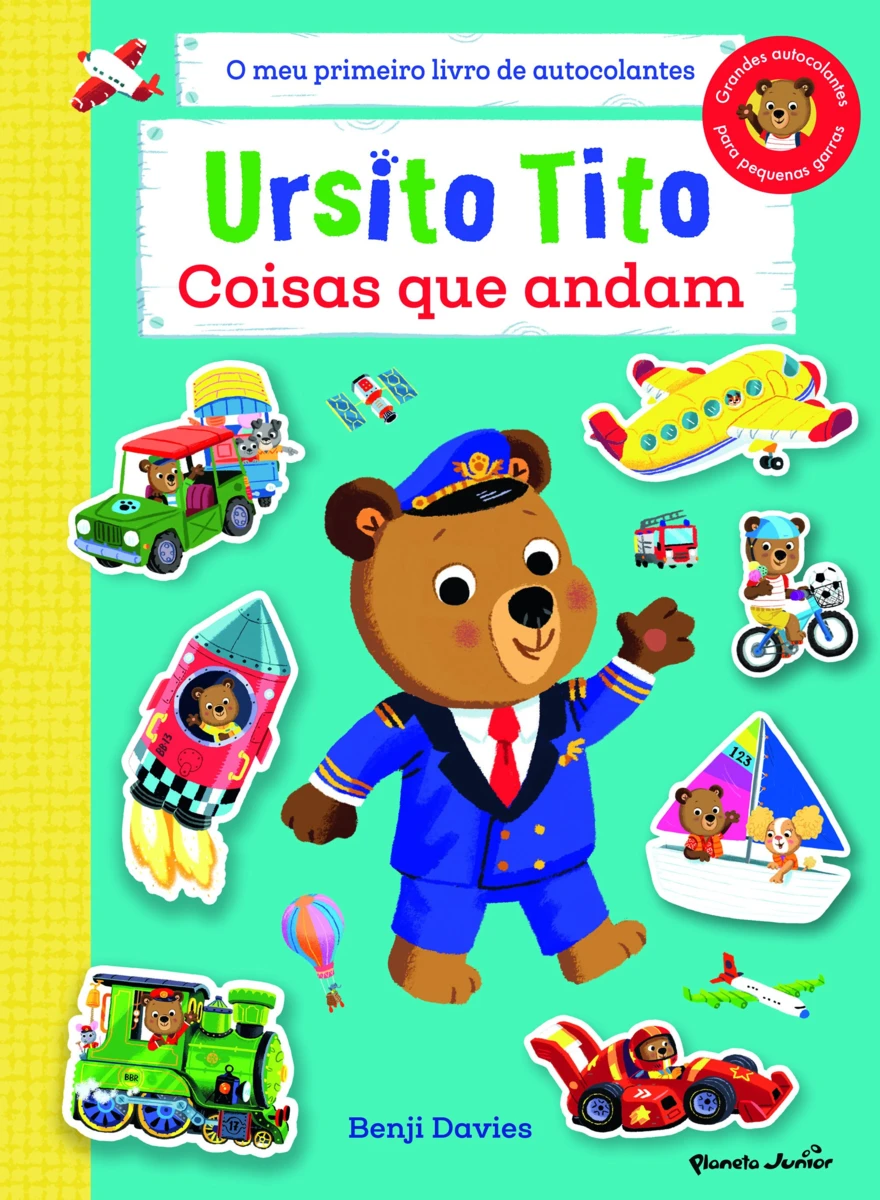 URSITO TITO COISAS QUE ANDAM LIVRO DE AUTOCOLANTES