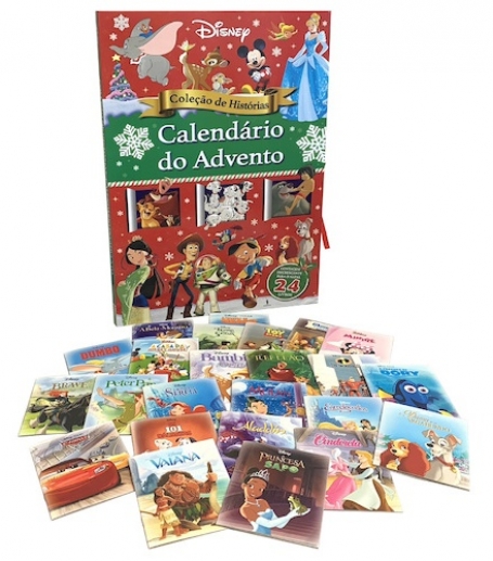 CALENDÁRIO DO ADVENTO DISNEY - 24 HISTÓRIAS
