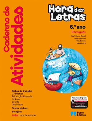 20026 - Caderno de Atividades/Hora de estudar - Hora das Letras - Português - 6.º Ano