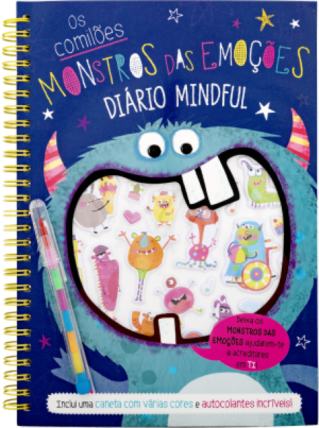 71586.10- Os comilões Monstros das Emoções - Diário Mindful