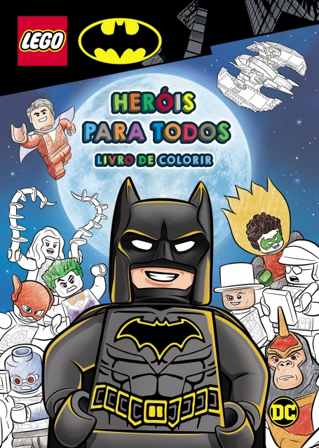 HEROIS PARA TODOS - livro de colorir