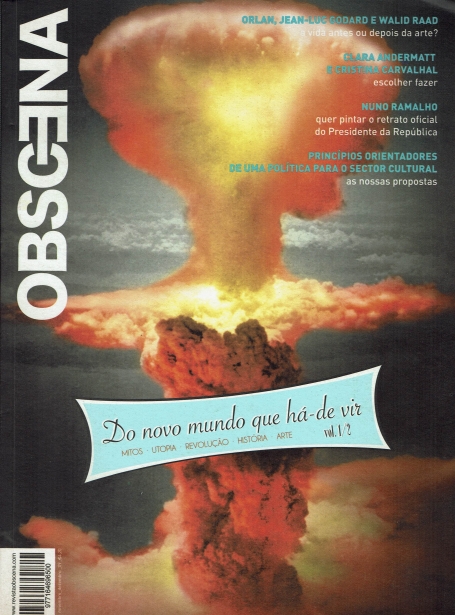 OBSCENA - DO NOVO MUNDO QUE HA-DE VIR VOL. 1/2 - mitos - utopia - revolucao - historia - arte