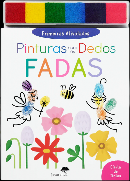 PRIMEIRAS ATIVIDADES - PINTURAS COM OS DEDOS - FADAS