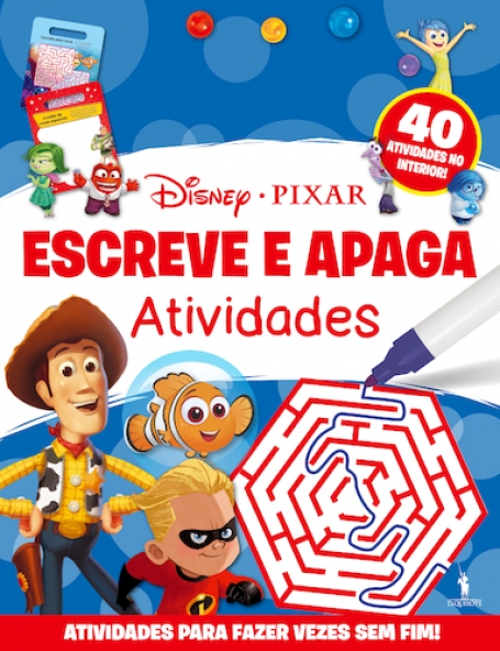 ESCREVE E APAGA - DISNEY PIXAR
