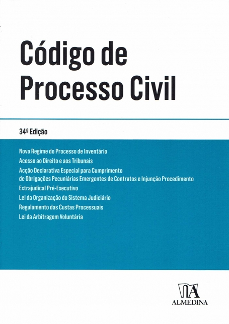 CODIGO DE PROCESSO CIVIL 2020 34ª edicao - bolso