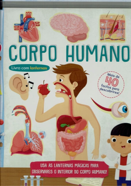 70955.10 - CORPO HUMANO - livro com lanternas